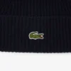 Unisex ribgebreide wollen muts