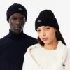 Unisex ribgebreide wollen muts