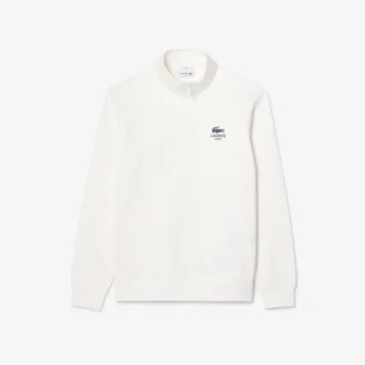 Unisex sweatshirt met hoge kraag en ritssluiting