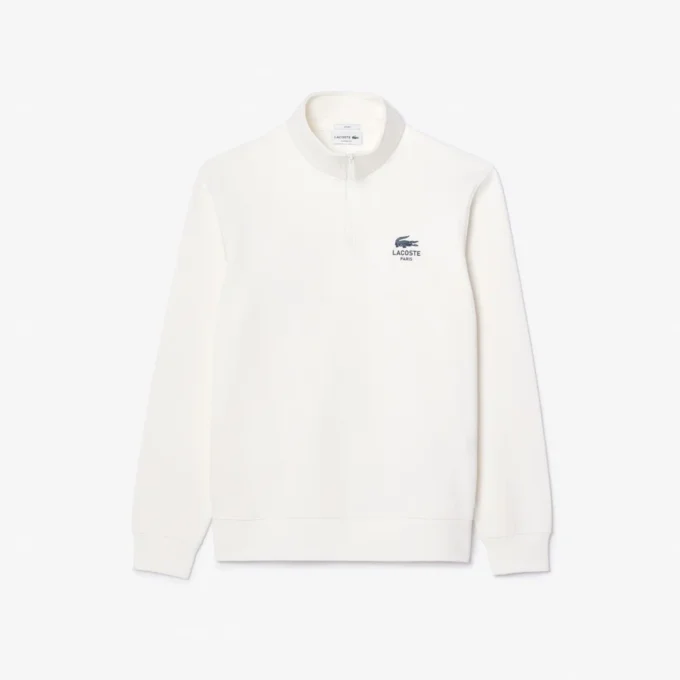 Unisex sweatshirt met hoge kraag en ritssluiting