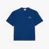 Unisex T-shirt met badge van zwaar katoen met losse pasvorm
