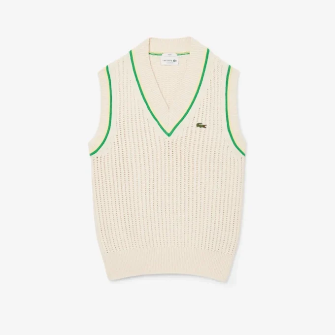 Unisex vest met haakeffect