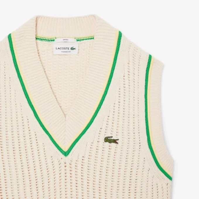 Unisex vest met haakeffect