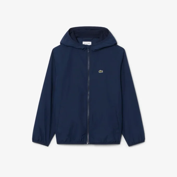 Unisex windjack met capuchon