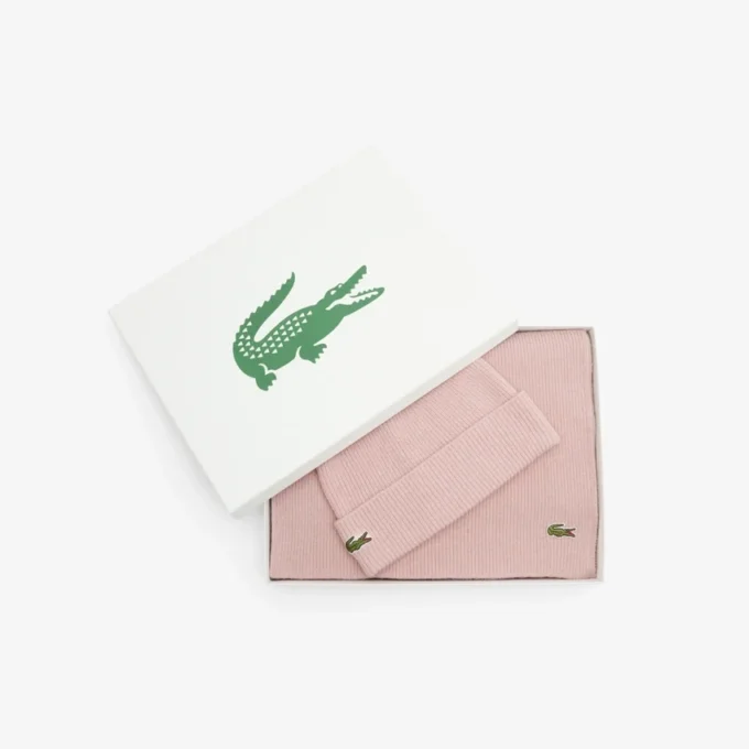 Unisex wollen sjaal & muts cadeauset