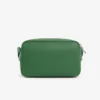 Verticale leren tas met monogram