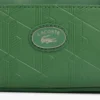 Verticale leren tas met monogram