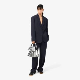 Vloeiende piquéblazer