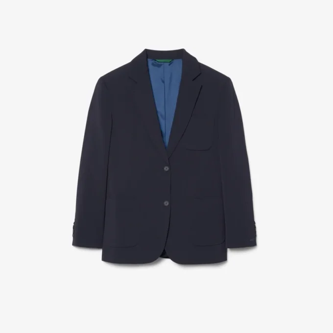 Vloeiende piquéblazer