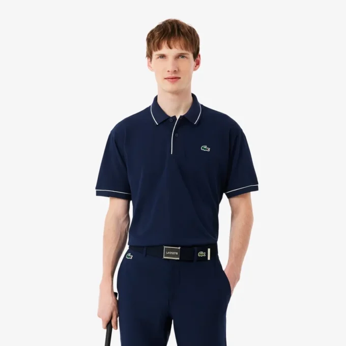 Warmteregulerende Mini Piqué Golf-Polo