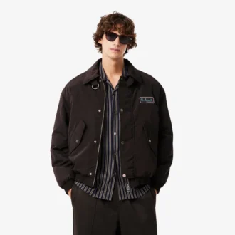 Waterafstotend Aviator-jack met badge voor heren