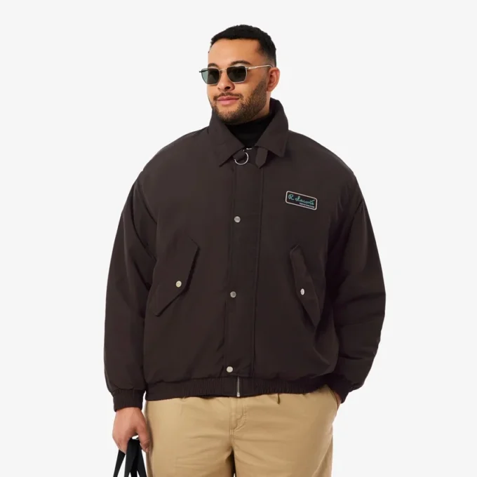 Waterafstotend Aviator-jack met badge voor heren