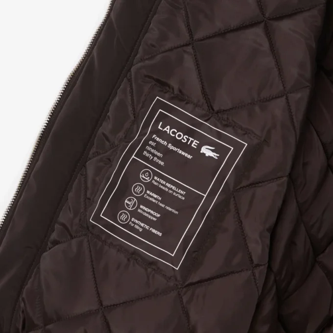 Waterafstotend Aviator-jack met badge voor heren