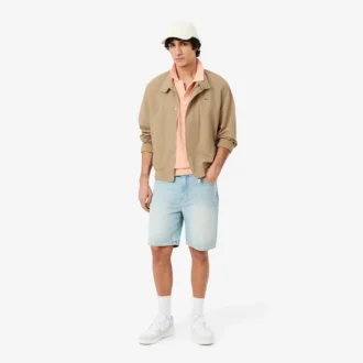 Waterafstotend twill Harrington-jasje