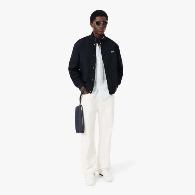 Waterafstotend twill Harrington-jasje