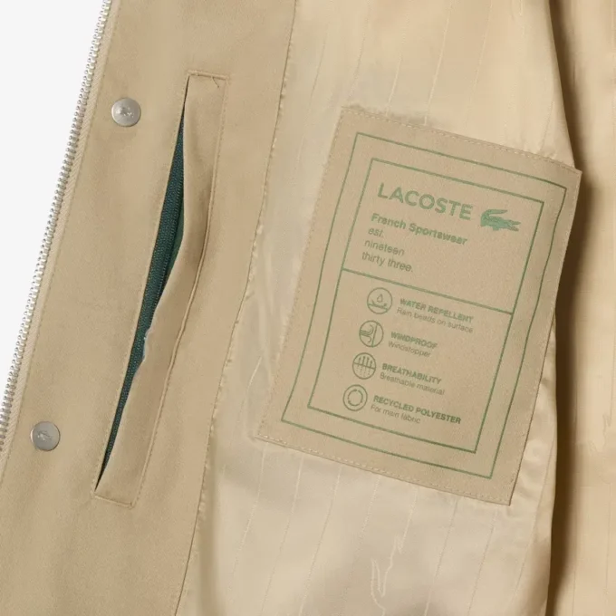 Waterafstotend twill Harrington-jasje