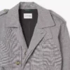 Waterafstotende geruite trenchcoat voor heren
