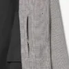 Waterafstotende geruite trenchcoat voor heren