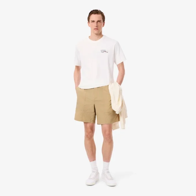 Waterafstotende, windbestendige nylon shorts voor heren
