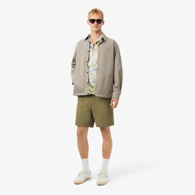 Waterafstotende, windbestendige nylon shorts voor heren