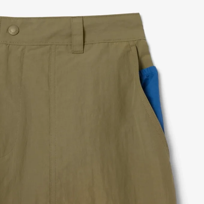 Waterafstotende, windbestendige nylon shorts voor heren