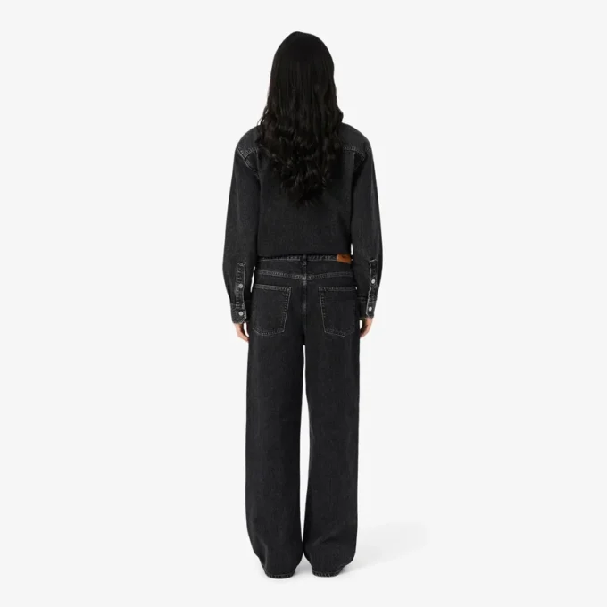 Wijd uitlopende denimjeans voor dames