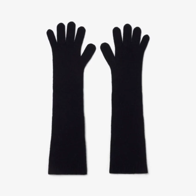 Wollen jersey handschoenen voor dames
