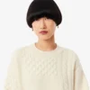 Wollen sweaterjurk met patchwork-effect voor dames