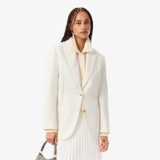 Wollen twill blazer voor dames