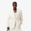 Wollen twill blazer voor dames