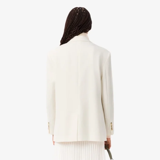 Wollen twill blazer voor dames