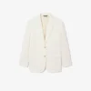 Wollen twill blazer voor dames