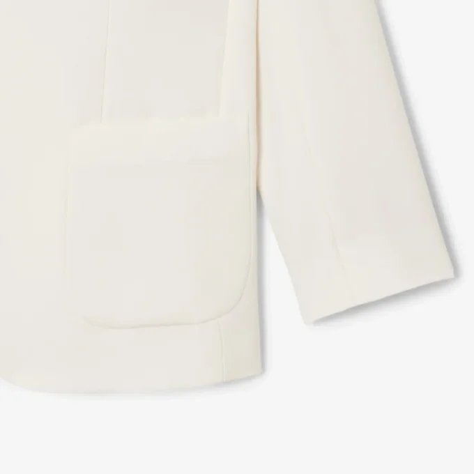 Wollen twill blazer voor dames