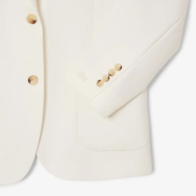 Wollen twill blazer voor dames
