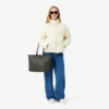 Zely Tote & etui met korrelpatroon