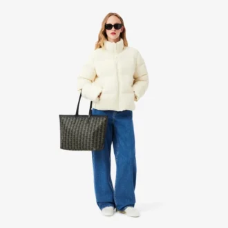 Zely Tote & etui met korrelpatroon