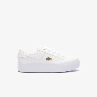 Ziane platformleersneakers voor dames