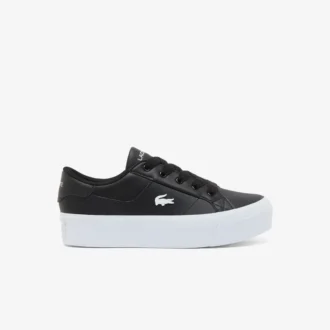 Ziane platformleersneakers voor dames
