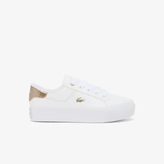 Ziane platformleersneakers voor dames