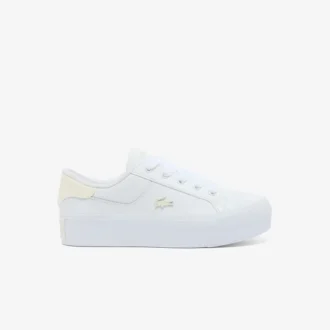Ziane platformleersneakers voor dames