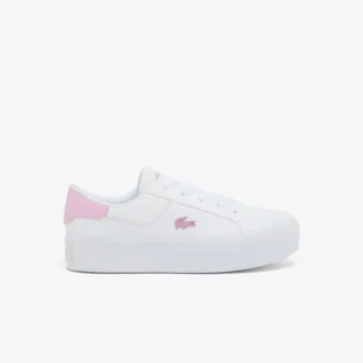 Ziane platformleersneakers voor dames