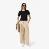 Ziane platformleersneakers voor dames