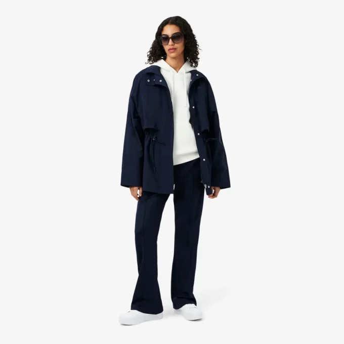 Ziane platformleersneakers voor dames