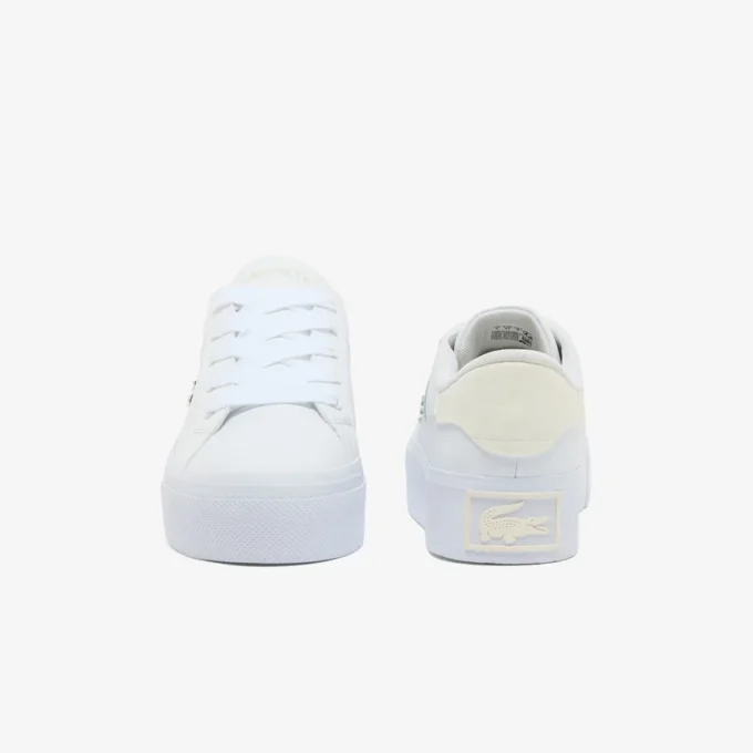 Ziane platformleersneakers voor dames