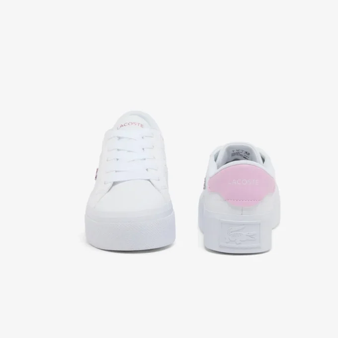 Ziane platformleersneakers voor dames