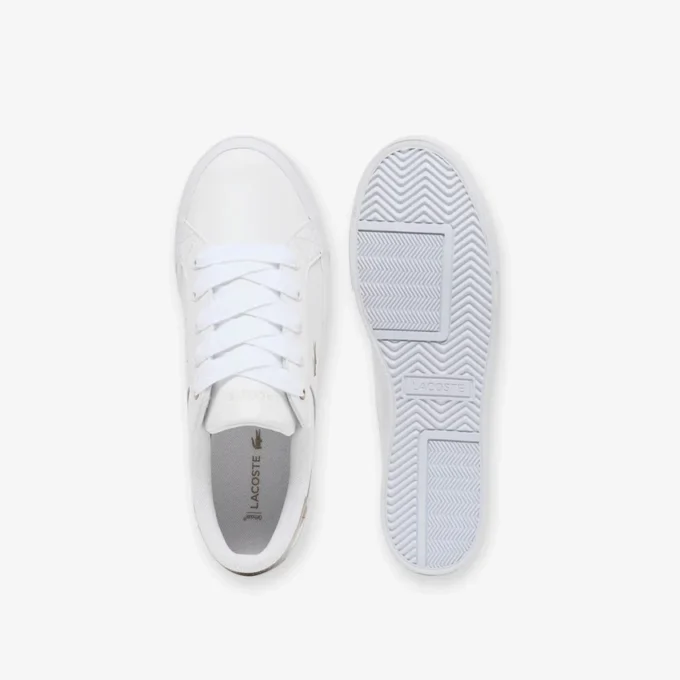 Ziane platformleersneakers voor dames