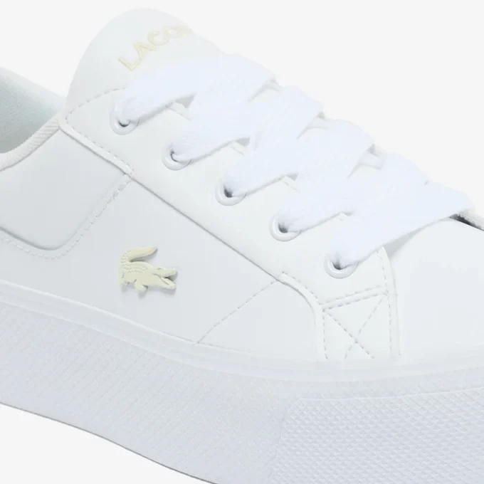 Ziane platformleersneakers voor dames