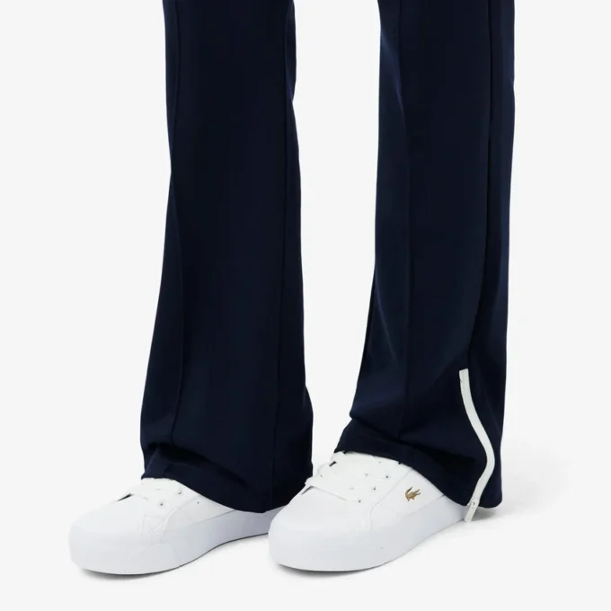 Ziane platformleersneakers voor dames